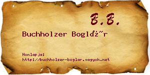 Buchholzer Boglár névjegykártya